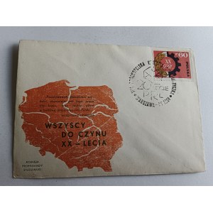 KOPERTA WSZYSCY DO CZYNU XX-LECIA, ZNACZEK