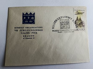 ENVELOPE KRAKÓW ORGANIZING COMMITTEE OF THE VII JUBILEE PTCH CONGRESS