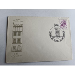 KOPERTA KRAKÓW ULICA FLORIAŃSKA, PIECZĄTKA ZNACZEK