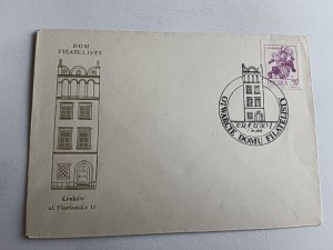 ENVELOPE KRAKOW FLORIAŃSKA STREET, STAMP STAMP