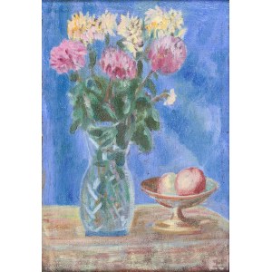 Edward NADULSKI (1914-1978), Martwa natura z kwiatami w wazonie