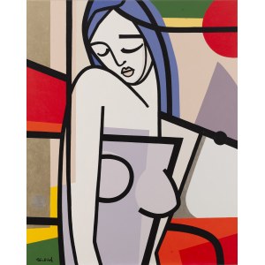 Marcin Gregorczuk Blubird (geb. 1977, Siedlce), Schüchterne Dame, 2025