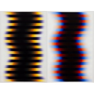 Filip Dawidowski (b. 2001, Kartuzy), Lemniscate, diptych, 2025