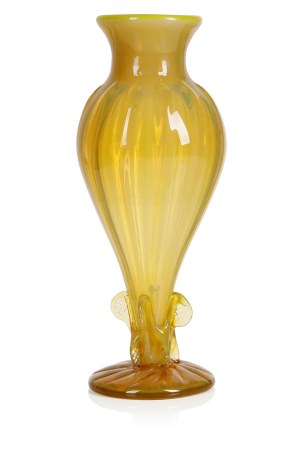 designed by Jerzy SŁUCZAN-ORKUSZ (1924-2002), Amphora pattern W-594, Institute of Glass and Ceramics in Cracow.