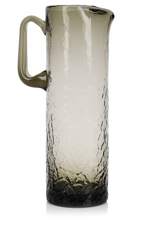 proj. Wszewłod SARNECKI (b. 1936), Beverage set pitcher, Krosno Glassworks