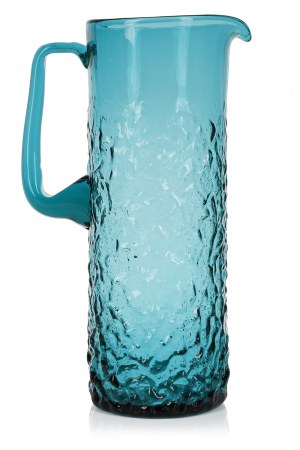 proj. Wszewłod SARNECKI (b. 1936), Beverage set pitcher, Krosno Glassworks