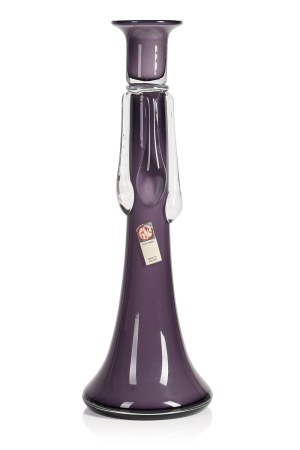 designed by Jerzy SŁUCZAN-ORKUSZ (1924-2002), Candleholder, Tarnowiec Glassworks in Tarnowiec