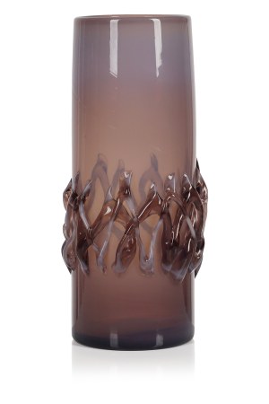 designed by Jerzy SLUCZAN-ORKUSZ (1924-2002), Braided vase, Cracow Glass Institute