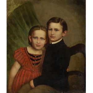 C. AXMANN (XIX w.), Portret dziecięcy
