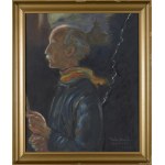 Wlastimil HOFMAN (1881-1970), Autroportret i Portret żony na tle gromu