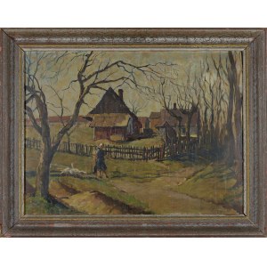 Stefan PAPP (1932-2020), Scena wiejska