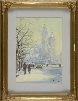 Henryk SAJDAK (1905-1995), Market Square in Winter