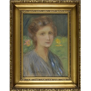Teodor AXENTOWICZ (1859-1938), Portret kobiety