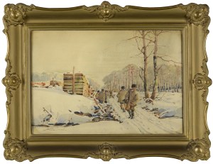 Stanislaw GIBIANSKI (1882-1971), Wood hauler
