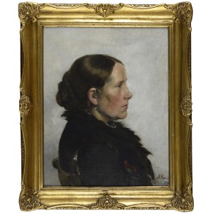 Artysta NIEZNANY, Portret góralki