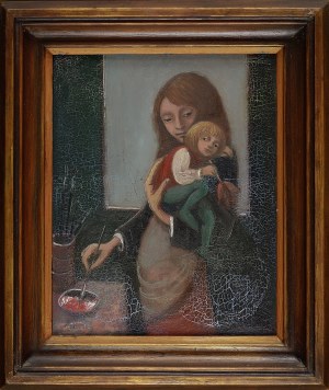 Marta KREMER (1941), Painting with the Muse