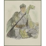 Leopold GOTTLIEB (1879-1934), Z teki Legiony Polskie: W pełnym rynsztunku