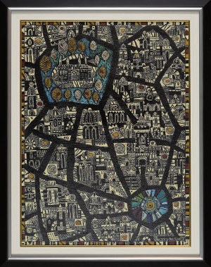 Margaret JENTA-DMITRUK (1959), The Barbican and its Suns, from the series Black and White Stories of the City