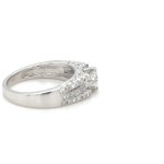 18K WHITE GOLD RING - 4.81G WITH DIAMONDS - DH-R768