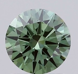1.00 CT FANCY VIVID GREEN VVS2 LAB-GROWN DIAMOND