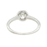 14K WHITE GOLD RING 1.88 GR WITH DIAMONDS - RNG30205