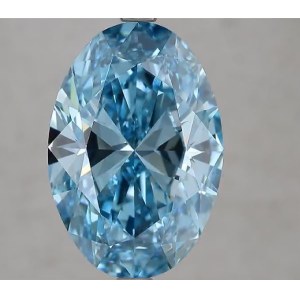 5.01 CT FANCY VIVID BLUE VS1 LAB-GROWN DIAMOND