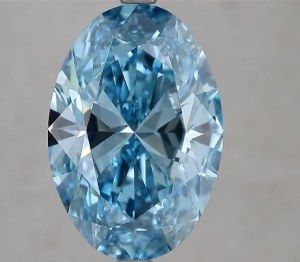 5.01 CT FANCY VIVID BLUE VS1 LAB-GROWN DIAMOND