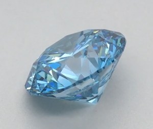 0.50 CT FANCY VIVID BLUE VVS2 LAB-GROWN DIAMOND