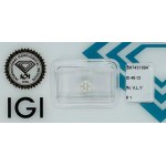 NATURAL POLISHED DIAMOND 0.46 VERY LIGHT YELLOW -I1 - IGI - C20805-8