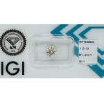 1.21 NATURAL POLISHED DIAMOND FANCY BROWN GREENISH YELLOW -SI1 - IGI - C41004-15