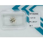 1.21 NATURAL POLISHED DIAMOND FANCY BROWN GREENISH YELLOW -SI1 - IGI - C41004-15