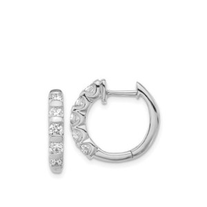 1.30 CT NATURAL DIAMOND GOLD EARRINGS - 839 NAT 18K