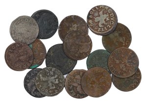 Set of 16 pieces of Lithuanian boratins - Jan Kazimierz