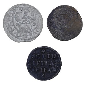 Set of 3 shellacs - Sigismund III Vasa and Jan Kazimierz