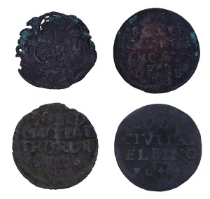 Set of 4 city shellacs - August III