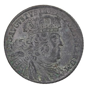 18 pennies/fort 1753 (?) - August III