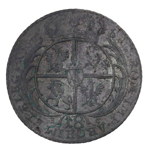 18 pennies/fort 1753 (?) - August III