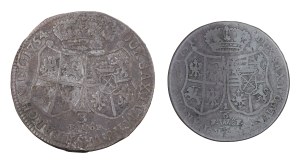 Set of 1/6 thaler 1751 and 1/3 thaler 1754. - August III