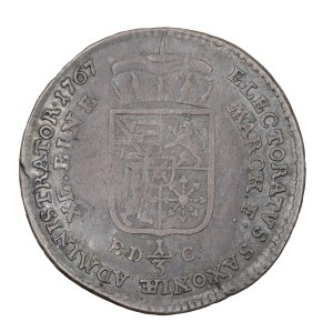 1/3 of a thaler 1767. - Xavier - pretender to the Polish throne