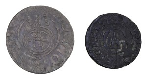 Set of 2 pieces occupation of Riga - Gustav II Adolf
