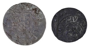 Set of 2 pieces occupation of Riga - Gustav II Adolf