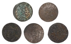 Set of 5 occupation shellacs - Charles X Gustavus