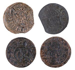 Set of 4 occupation shellacs - Charles XI