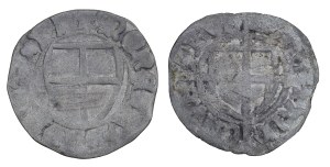 Set of 2 Teutonic sherds - Michael I von Kuchmeister, 1414-1421