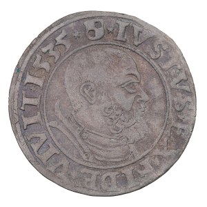Grosz 1535 r. - Prusy, Albrecht Hohenzollern