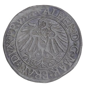 1538 penny. - Prussia, Albrecht Hohenzollern