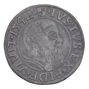 1542 penny. - Prussia, Albrecht Hohenzollern