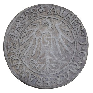 1542 penny. - Prussia, Albrecht Hohenzollern