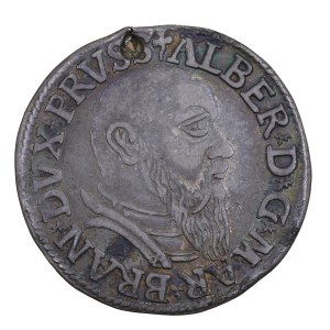Trojak 1542 r. - Prusy, Albrecht Hohenzollern