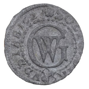 Shelag 162 (minting error; only 3 digits) - Ducal Prussia, George Wilhelm